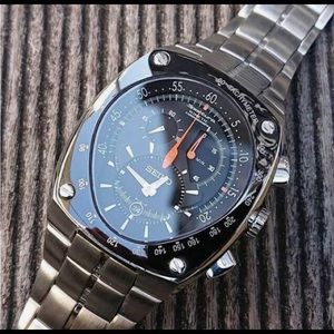 Rare Seiko Sportura Kinetic 7122-0ad0 Chronograph watch.
